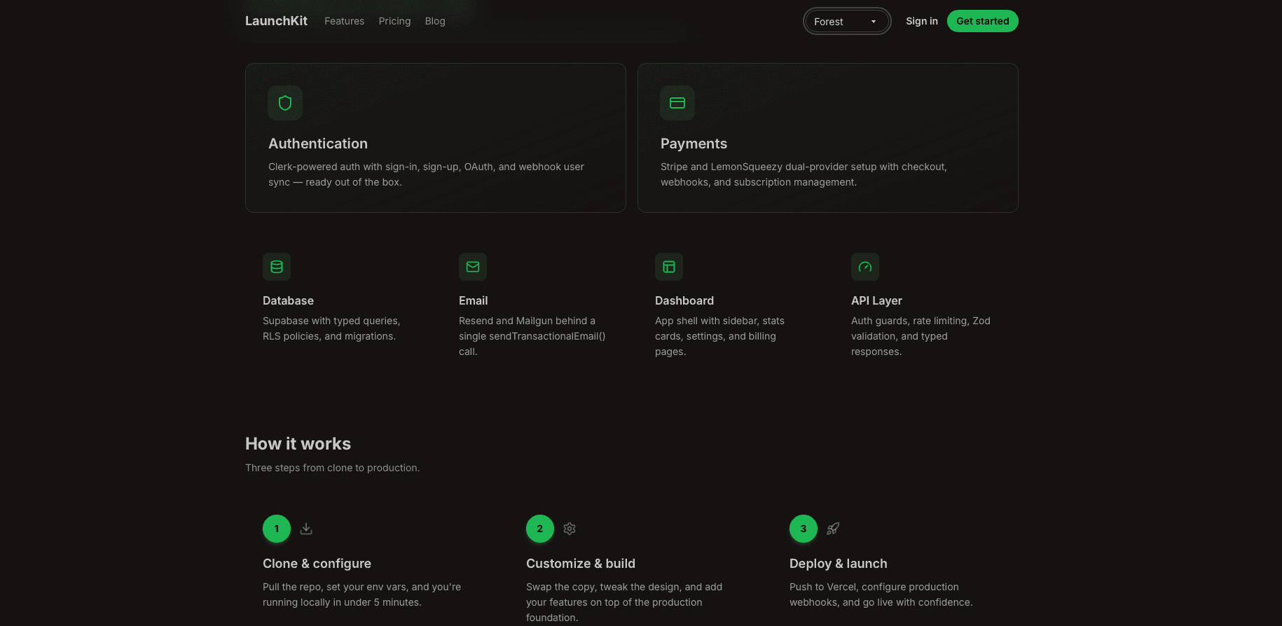 Landing & Marketing Pages