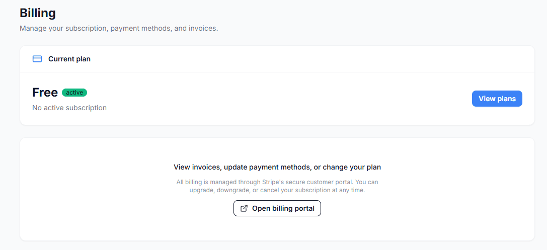 LaunchX Billing Interface